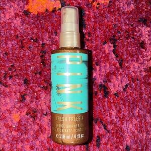 PINK Victoria's Secret Shimmer bronze oil fresh freesia aloe water hyacinth